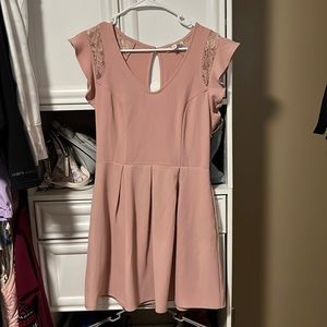 Blush pink dress